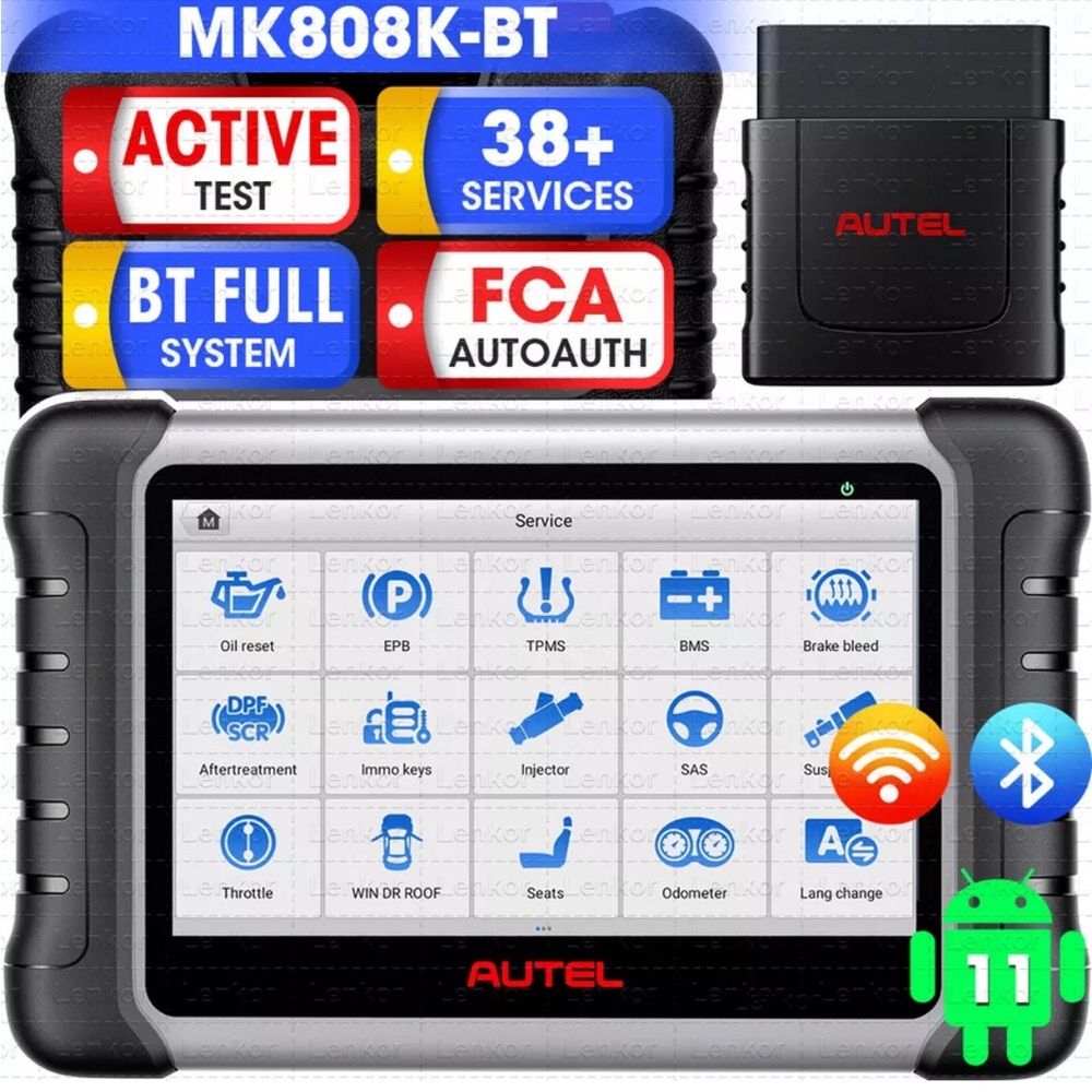 Autel MaxiCom MK808K-BT Bluetooth Auto Car Diagnostic Tool Full System Scanner